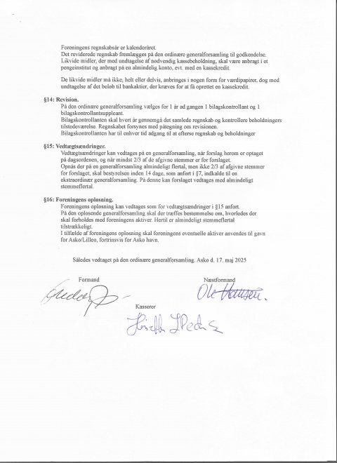 Vedtægter s 3